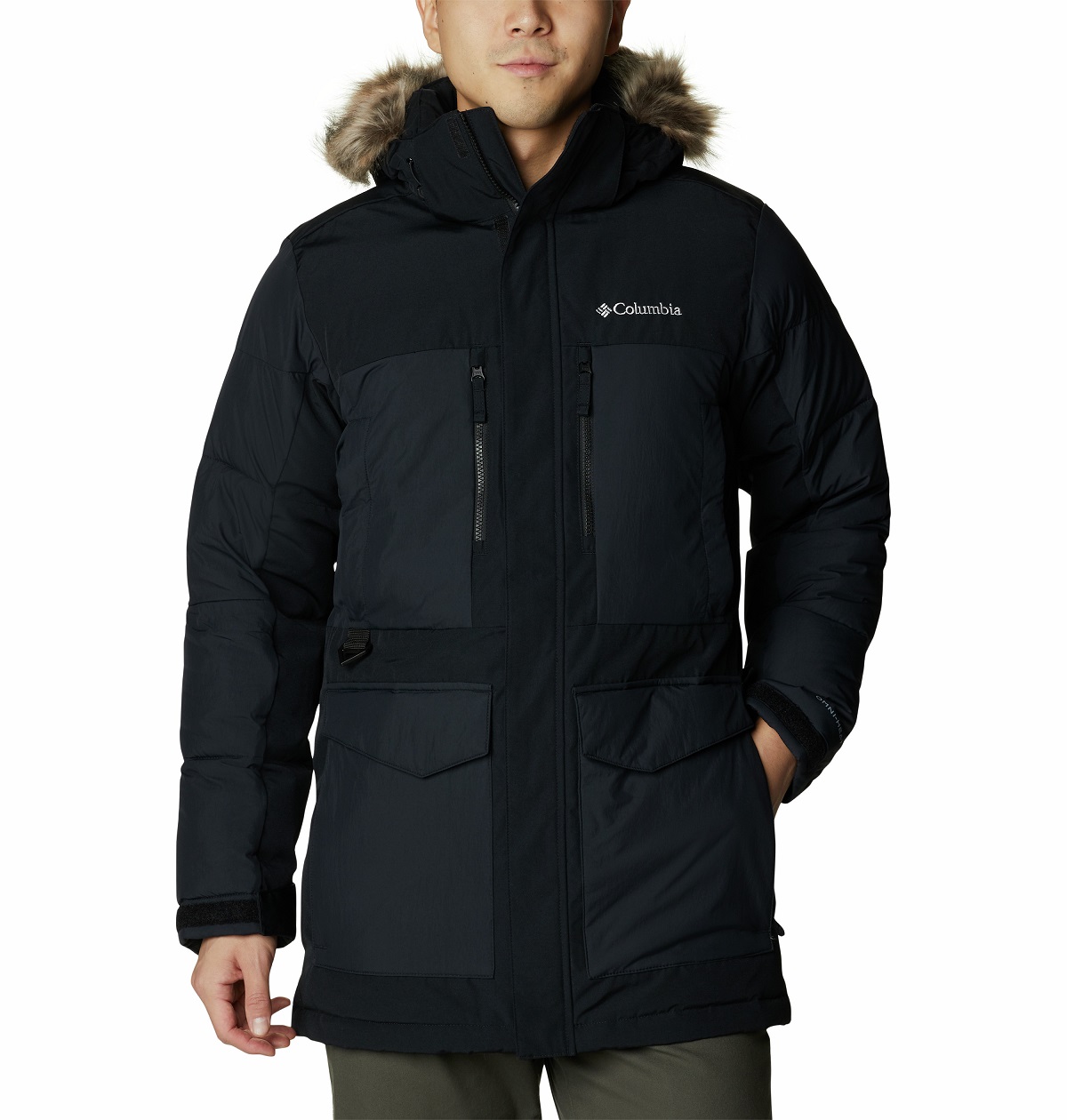 Columbia Winter-Parka Marquam Peak Fusion (Omni-Heat Infinity) schwarz ...